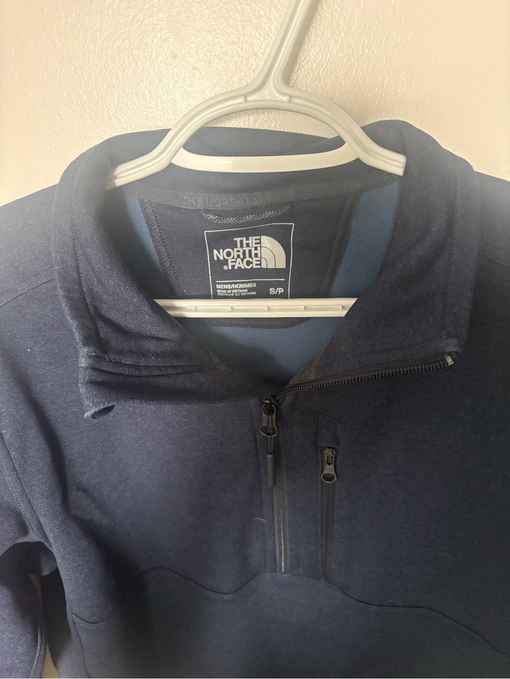 The North Face Dark Blue Quarter-Zip Fleece Pullover - Picture 3 of 5
